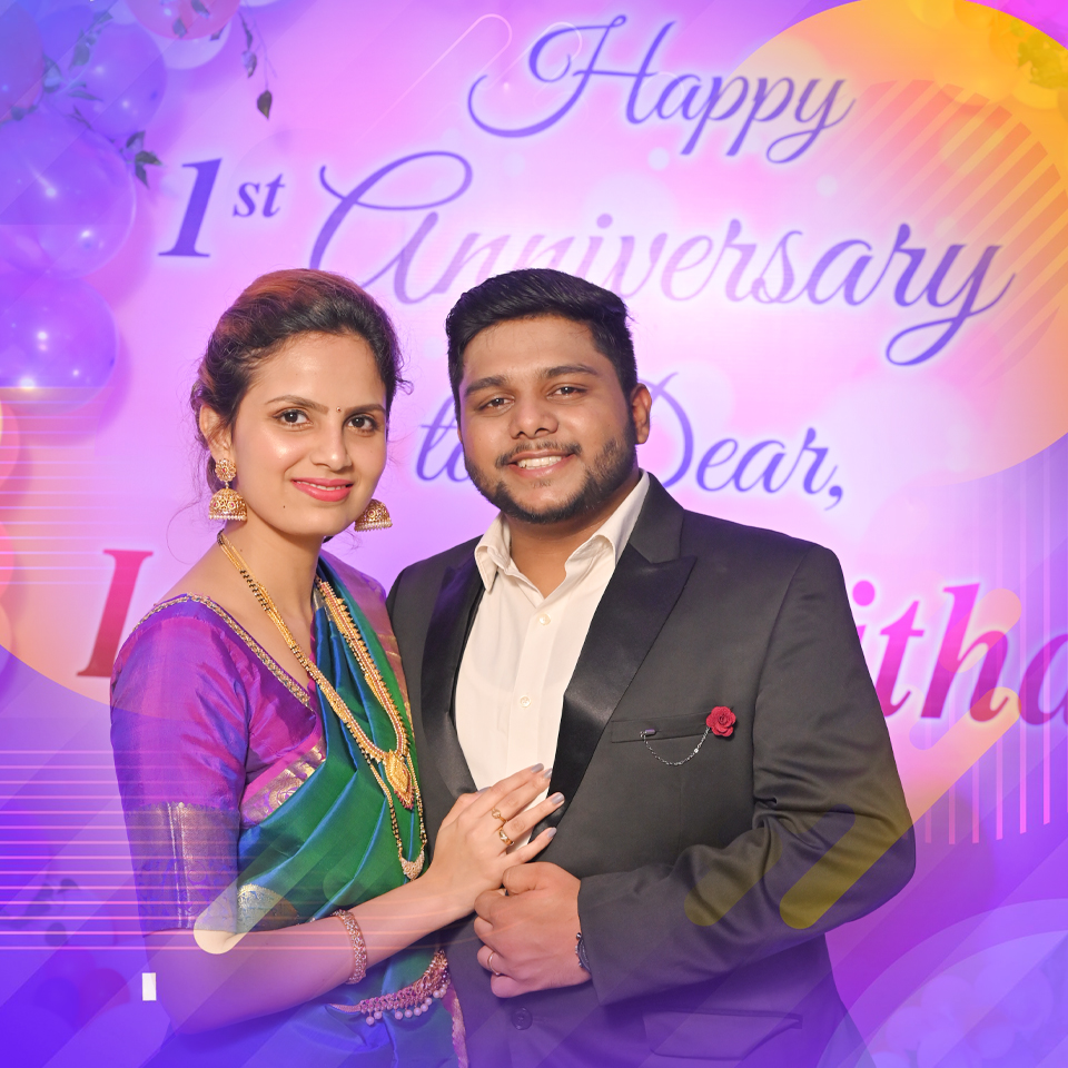 Happy 1st Wedding Anniversary to dear Bro Isaac Richard and Dr Anitha. May plenty of wishes come your way, Not just for a year but forever, together you stay!!! Happy wedding anniversary!!!